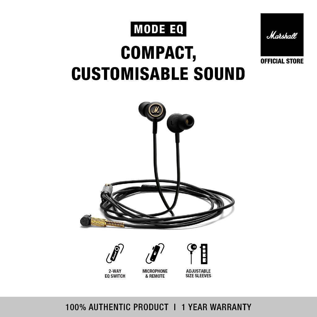 MARSHALL Mode EQ Black And Brass - หูฟัง หู...