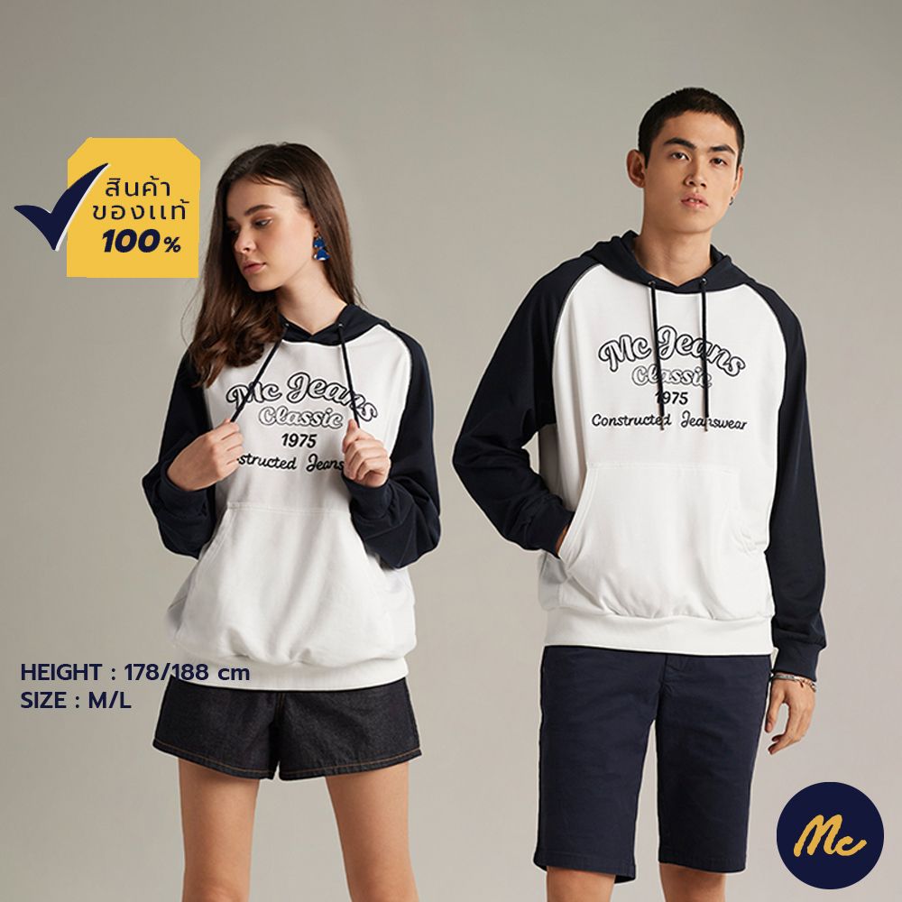 Mc Jeans เสื้อกันหนาว สเวตเตอร์ มีฮู้ด ...